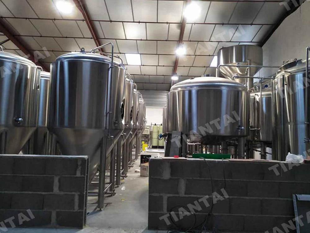 French 2000L three vessel beer brewery equipment